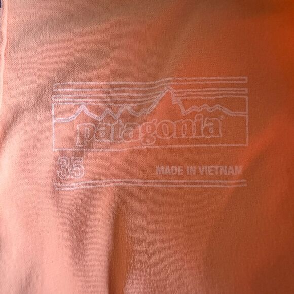 Patagonia Swim Shorts Men's Size 35 Hydropeak Boardshorts Orange - Picture 6 of 8